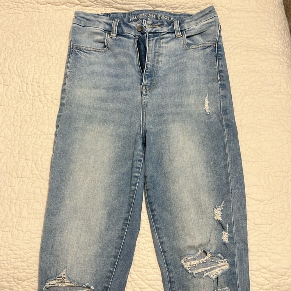 American Eagle highest rise jeggings